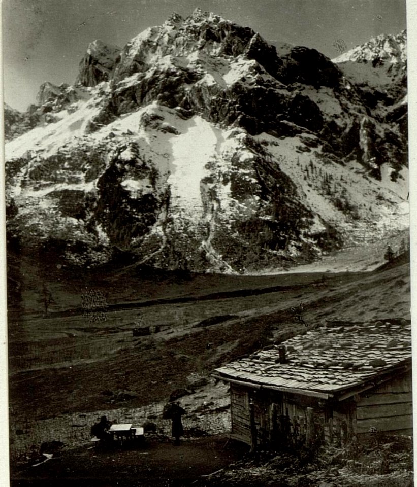 Brennerhütte, Hintergrund Forkarsspitze. (BildID 15463576)