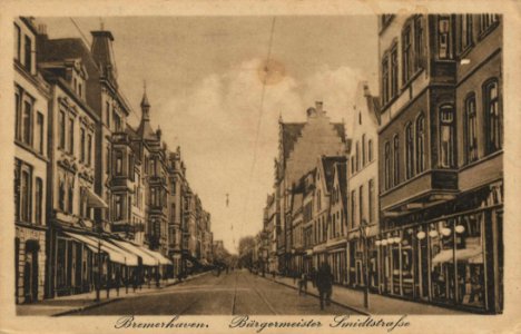 Bremerhaven, Bremen - Bürgermeister-Smidt-Straße (2) (Zeno Ansichtskarten)