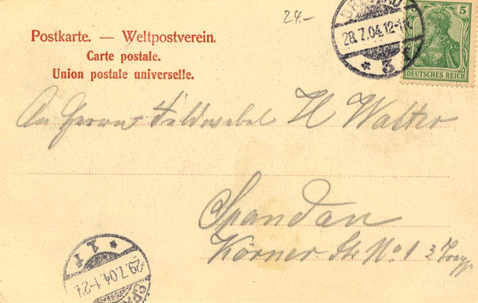 Breslau, Schlesien - Kaiser-Wilhelm-Denkmal (back) (Zeno Ansichtskarten)