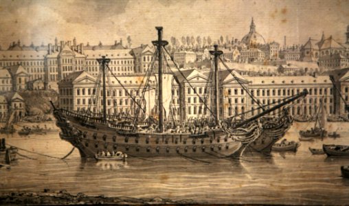 Brest le port en Penfeld 1777-Louis-François-Cassas mg 8239