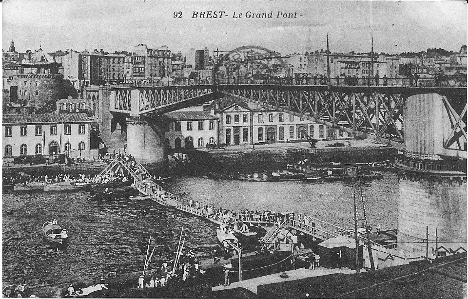 Brest - Le Grand Pont in the 1930s