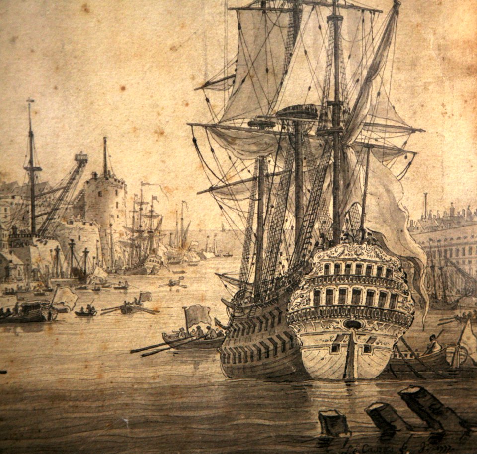 Brest le port en Penfeld 1777-Louis-François-Cassas mg 8241