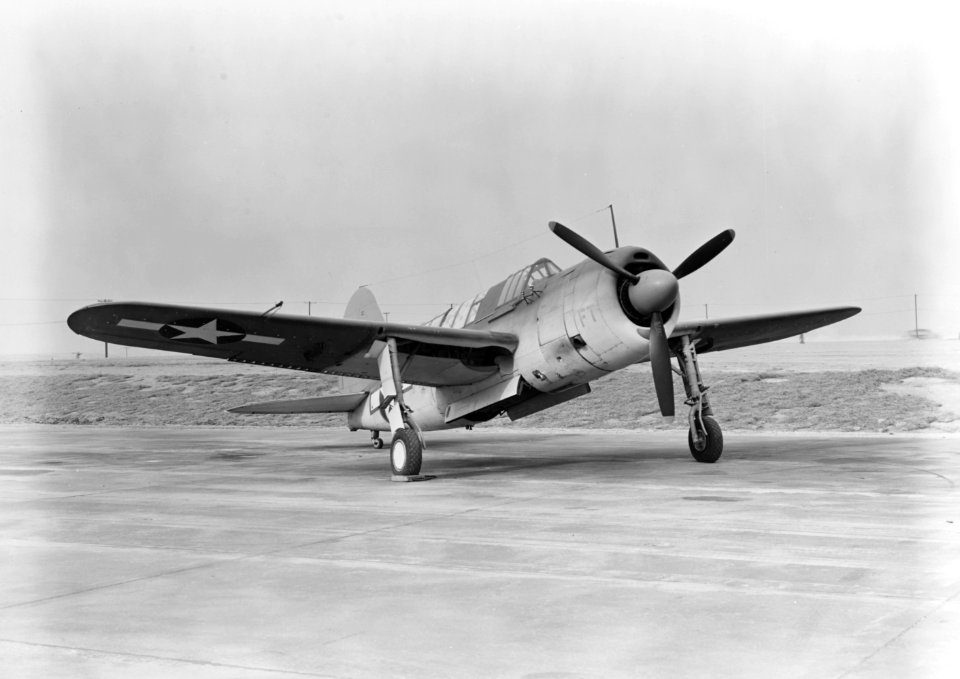 Brewster SB2A-3 with at NAS Patuxent River in December 1943