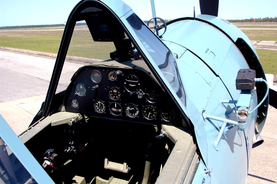 Brewster SB2A cockpit