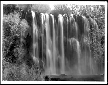 Bridal Veil Falls, Cataract Canyon, Havasu, Arizona, ca.1900 (CHS-4684)