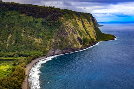 Panoramic landscape hawaii photo