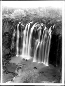 Bridal Veil Falls, Cataract Canyon, Havasu Canyon, Arizona, ca.1900 (CHS-4687)