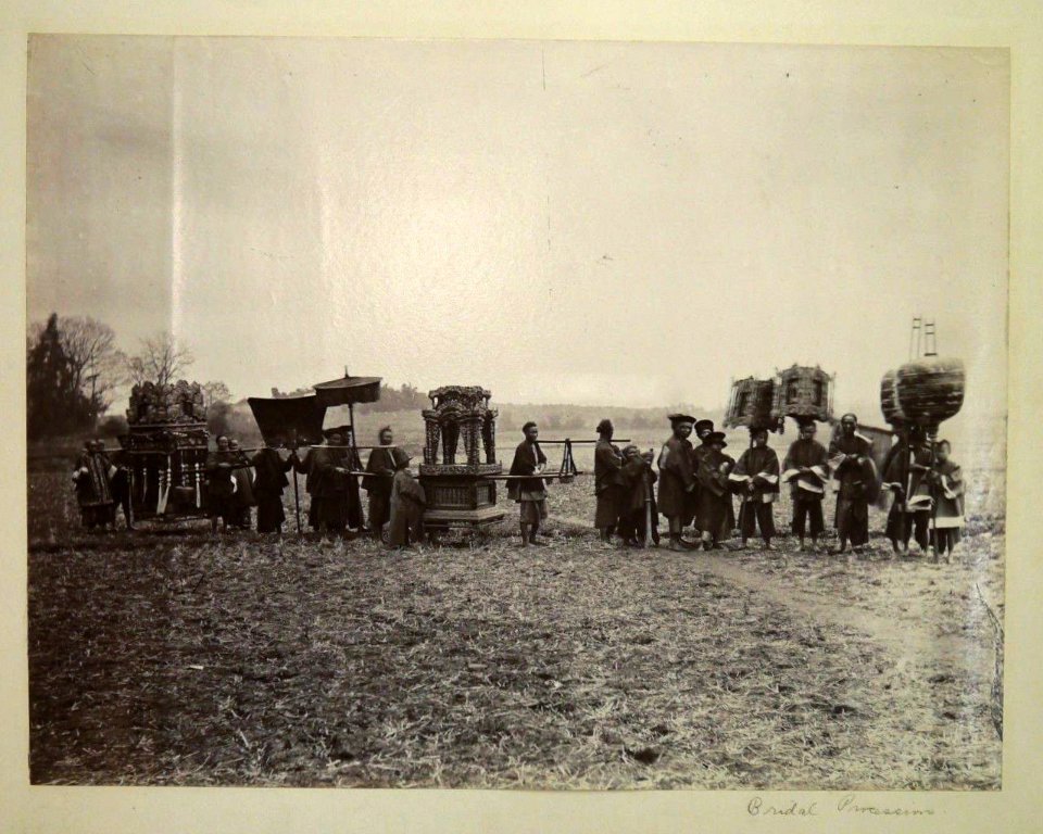 Bridal Procession by Lai Afong c1880 (cropped)