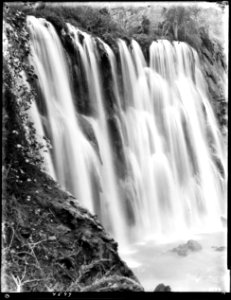 Bridal Veil Falls (full-length), Havasu Canyon, Grand Canyon, ca.1900 (CHS-4599)