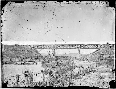 Bridge across Potomac Creek - NARA - 524843 photo