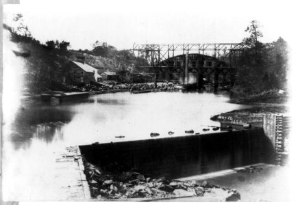 Bridge under construction - Cabin John Bridge LCCN2002717772
