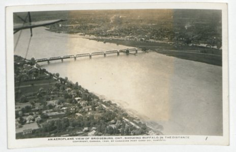 Bridgeburg Ontario from the Air (HS85-10-37528) original