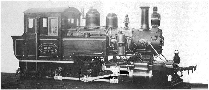 Bridgetown and St. Andrews Railway Limited 2-6-0 No.4 'Dorothy' Baldwin 1898, builders number 16332. Photo H.L photo