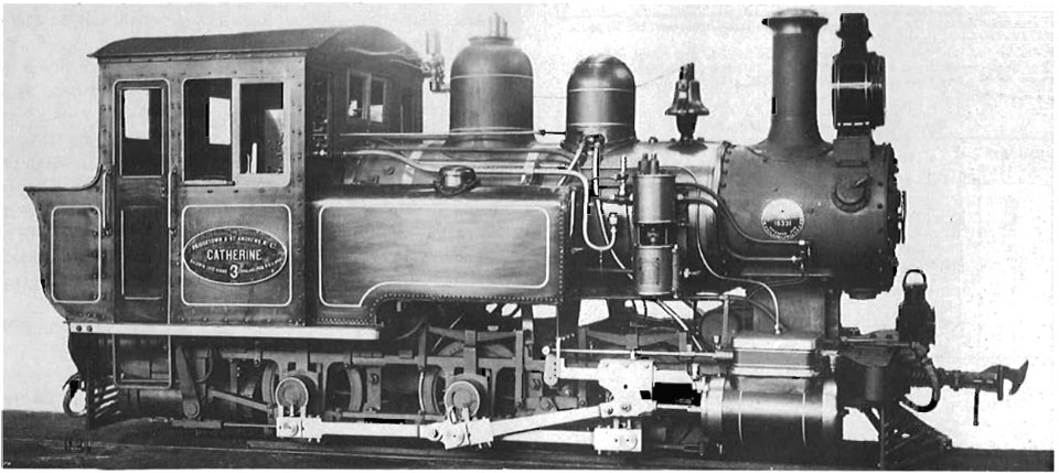 Bridgetown & St. Andrews Railway Limited 0-6-0 No.3 'Catherine' built by Baldwin Locomotive Works in 1898