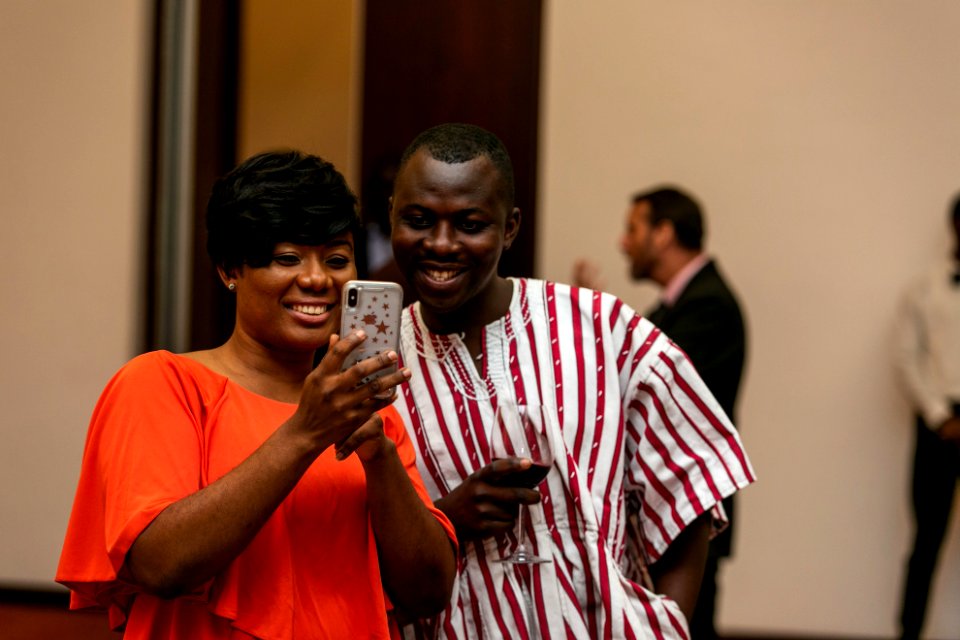 Bridgette Otto at Welcome Reception for YALI 2018 Fellows 2