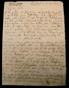 Brief Schiller Schwan 8 Dez 1782