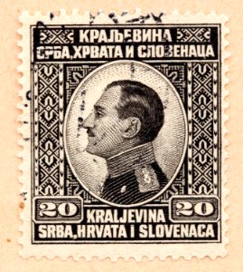 Briefmarke Königreich Serbien Kroatien und Slowenien um 1940 PD