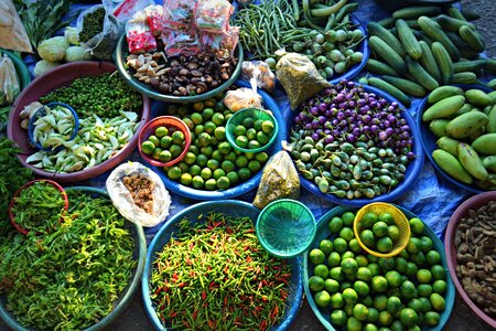Thailand morning market photo