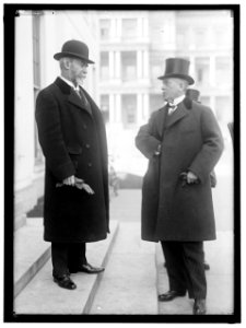 BRIEUX, EUGENE. PLAYWRIGHT. WITH AMBASSADOR JUSSERAND LCCN2016865957