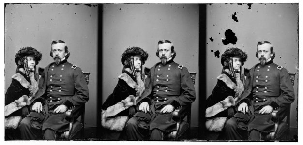 Brig. Gen. Charles P. Stone, & daughter Hettie LOC cwpb.04444