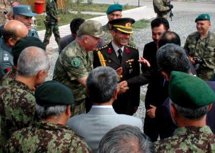 Brig. Gen. Mustafa Colak and Col. Can Bolat discuss future goals (4699321087)