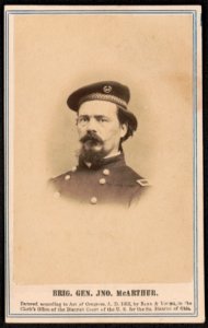 Brig. Gen. Jno. McArthur - Barr & Young, Army photographers, Palace of Art, Vicksburgh, Mississippi. LCCN2016646183