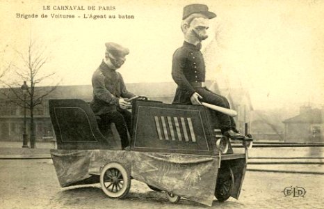 Brigade de voitures - L'Agent au bâton