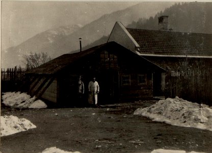 Brigade-Sanitätsanstalt Mauthen. Reserve Spital 2-7. Isolierbaracken, Bazillenträger. (BildID 15471688)