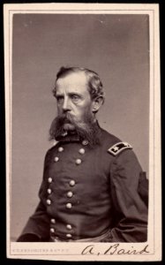 Brigadier General Absalom Baird of General Staff U.S. Volunteers Infantry Regiment, in uniform) - C.D. Fredricks & Co., 587 Broadway, New York ; 108 Calle de la Habana, Habana ; 31 Passage LCCN2017659647