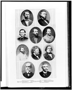 Brig.-Gen. Lucius J. Gartrell; Brig.-Gen. Dudley M. DuBose; Brig.-Gen. Thomas R.R. Cobb; Brig.-Gen. E.P. Alexander; Brig.-Gen. A.R. Lawton; Brig.-Gen. A.H. Colquitt; Brig.-Gen. Henry L. LCCN93513123