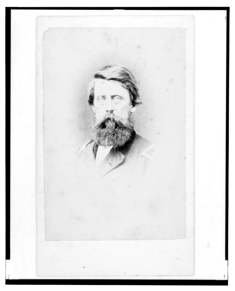 Brigadier General Jefferson Columbus Davis, Union officer, bust portrait, facing front LCCN2003673252