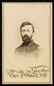 Brigadier General William Miltimore McArthur of Co. I, 8th Maine Infantry Regiment in uniform) - Photographed by P.L. Perkins, 205 & 207 Baltimore St., second floor LCCN2016652142