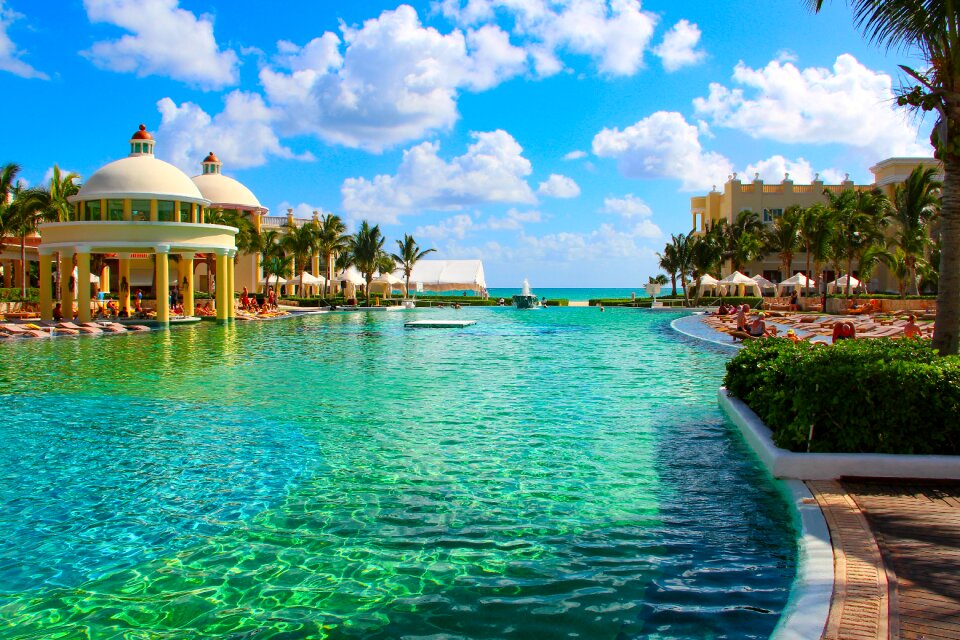 Pool riviera maya tropics photo