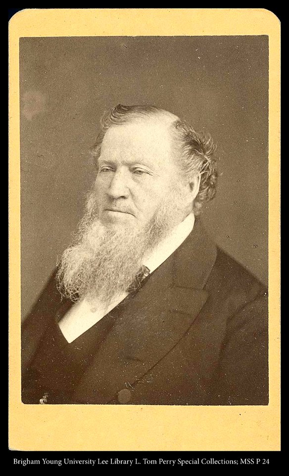 Brigham Young bust portrait 1870-5