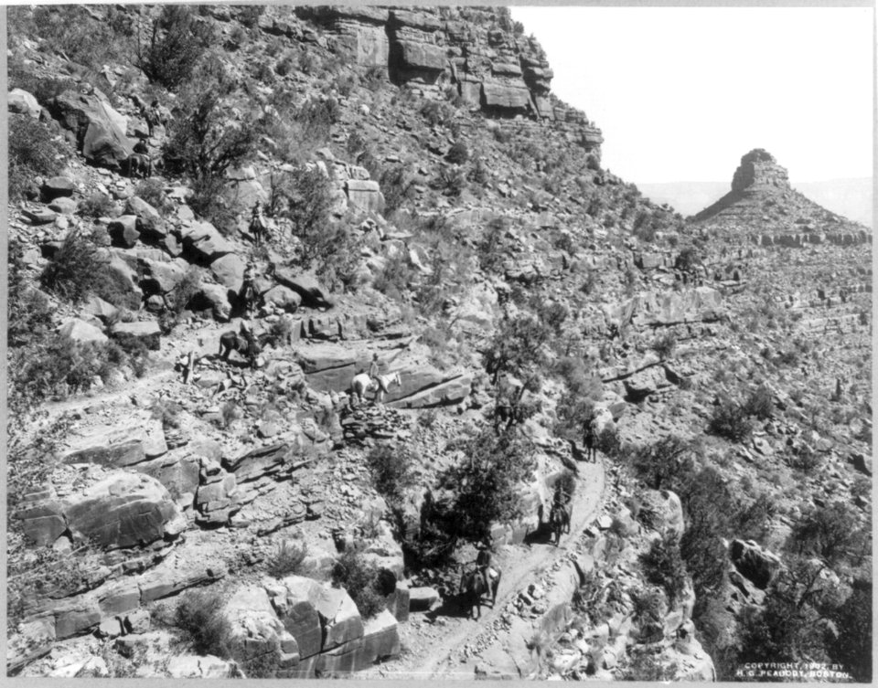Bright Angel Trail, on the zig-zags, (Grand Canyon), Arizona LCCN2004670744