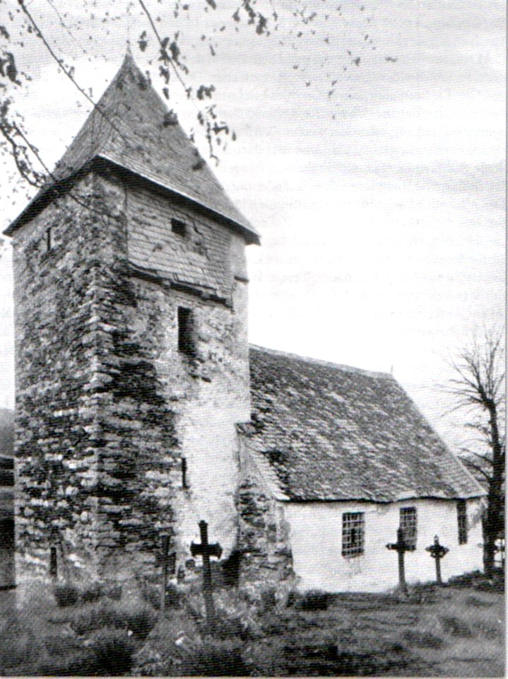 Brilon, Bontkirchen, Alte Kirche, Foto von 1895 Paul MIchels Bau- und Kunstdenkmälder von Westfalen