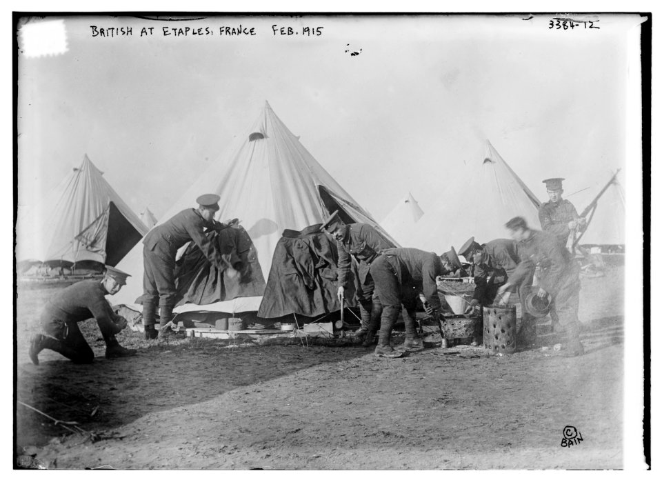 British at Etaples, France, Feb. 1915 LCCN2014698470