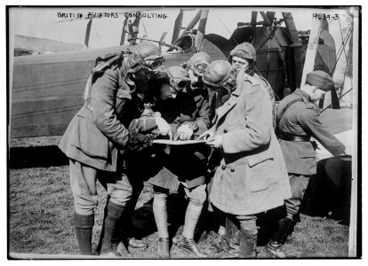 British aviators consulting LCCN2014719483