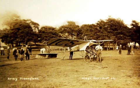British Army monoplane at Ithaca, New York 1915 (29533111576)