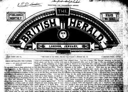 British Herald 1861 London