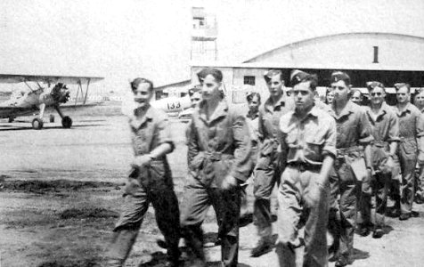 British Flight Training School No 1 - RAF Czdets Marching to PT-17s