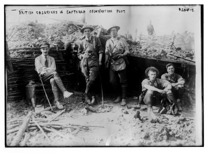 British observers in captured observation post LCCN2014705190