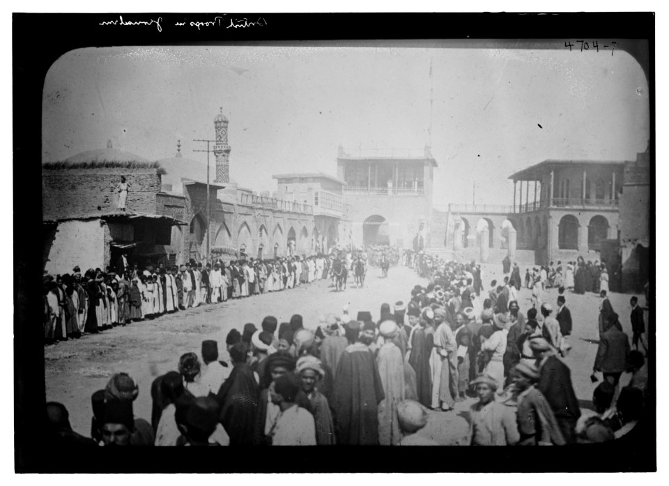 British troops in Baghdad, Iraq on March 11, 1917 during World War I LCCN2014707673