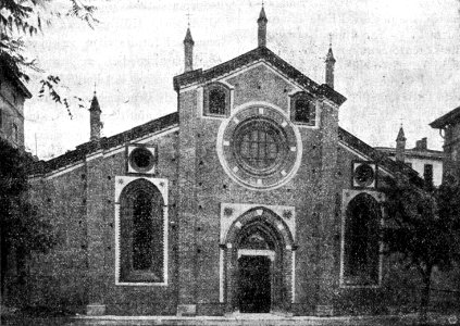 Chiesa di San Pietro in Gessate dopo il restauro, ante 1913 - Archivio Meraviglioso ICM BC1913n30f3