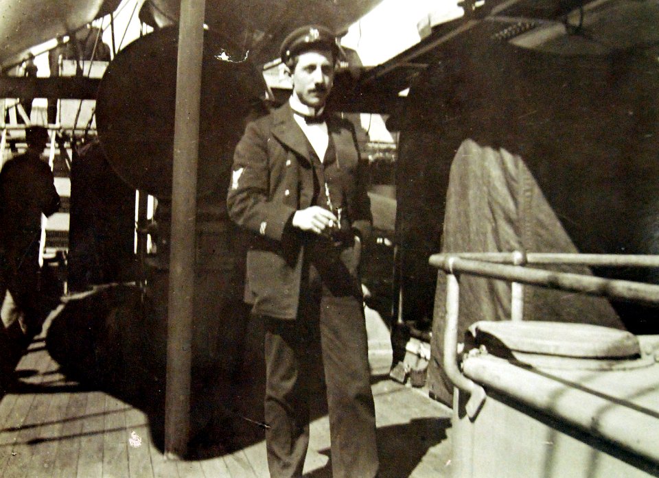 Chief Yeoman Ellis, USS Brooklyn (ACR-3), who was killed during the Battle of Santiago, July 8, 1898. (26220515002)