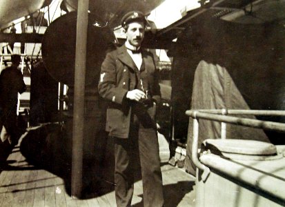 Chief Yeoman Ellis, USS Brooklyn (ACR-3), who was killed during the Battle of Santiago, July 8, 1898. (26220515002)