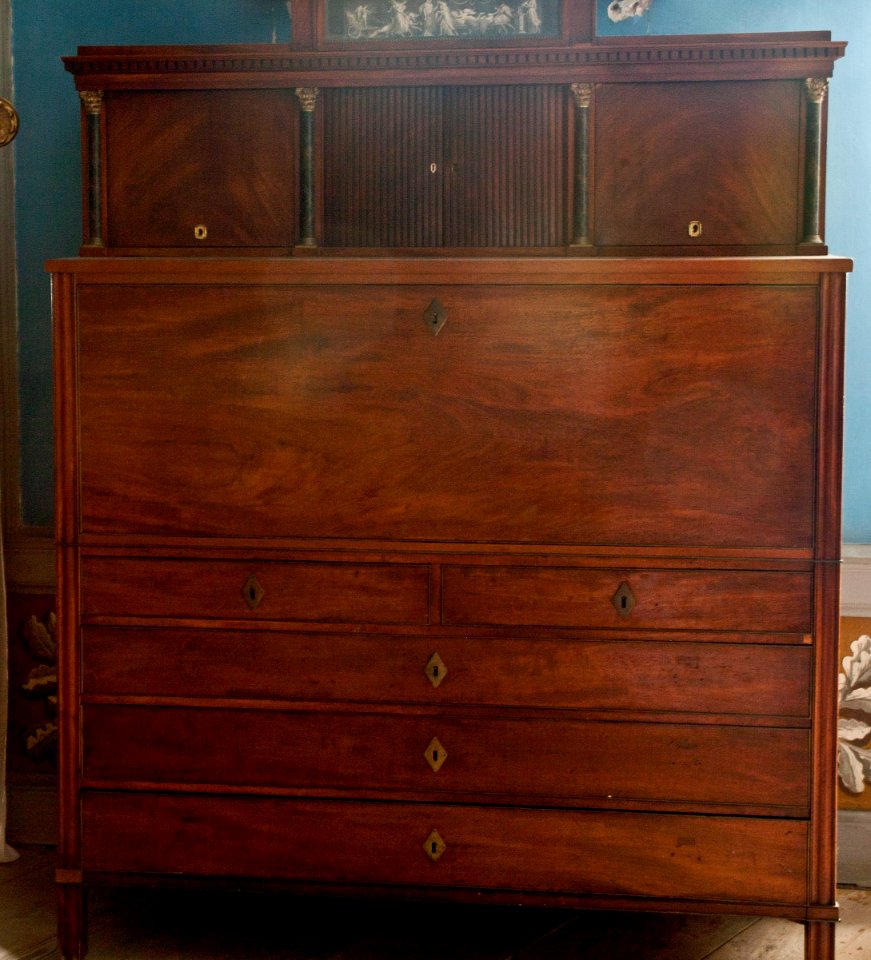 Chiffonier av mahogny, 1810-1840 - Skoklosters slott - 92455