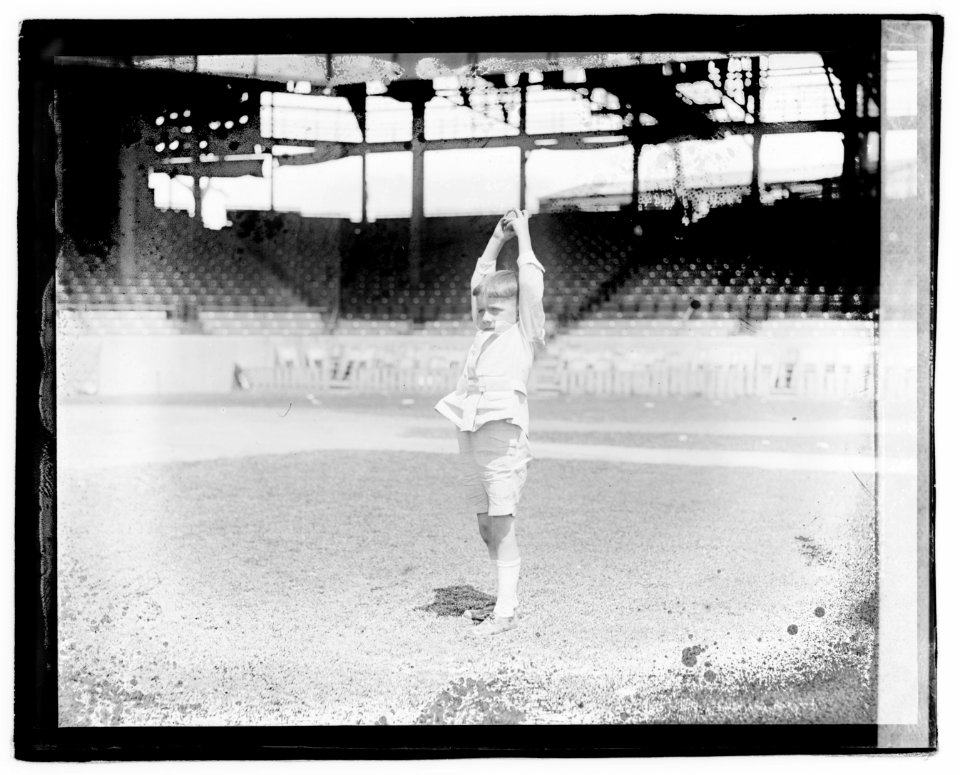 Child playing baseball LOC npcc.04401