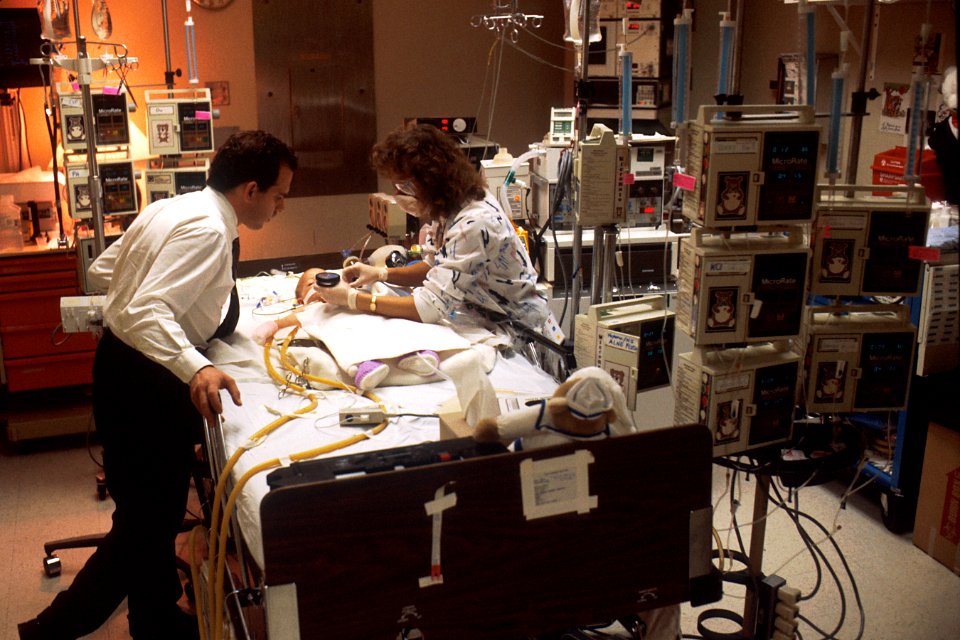 Child treated in ICU