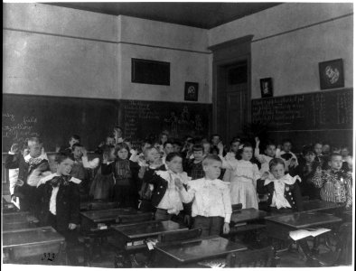 Children in classroom LCCN2001703634